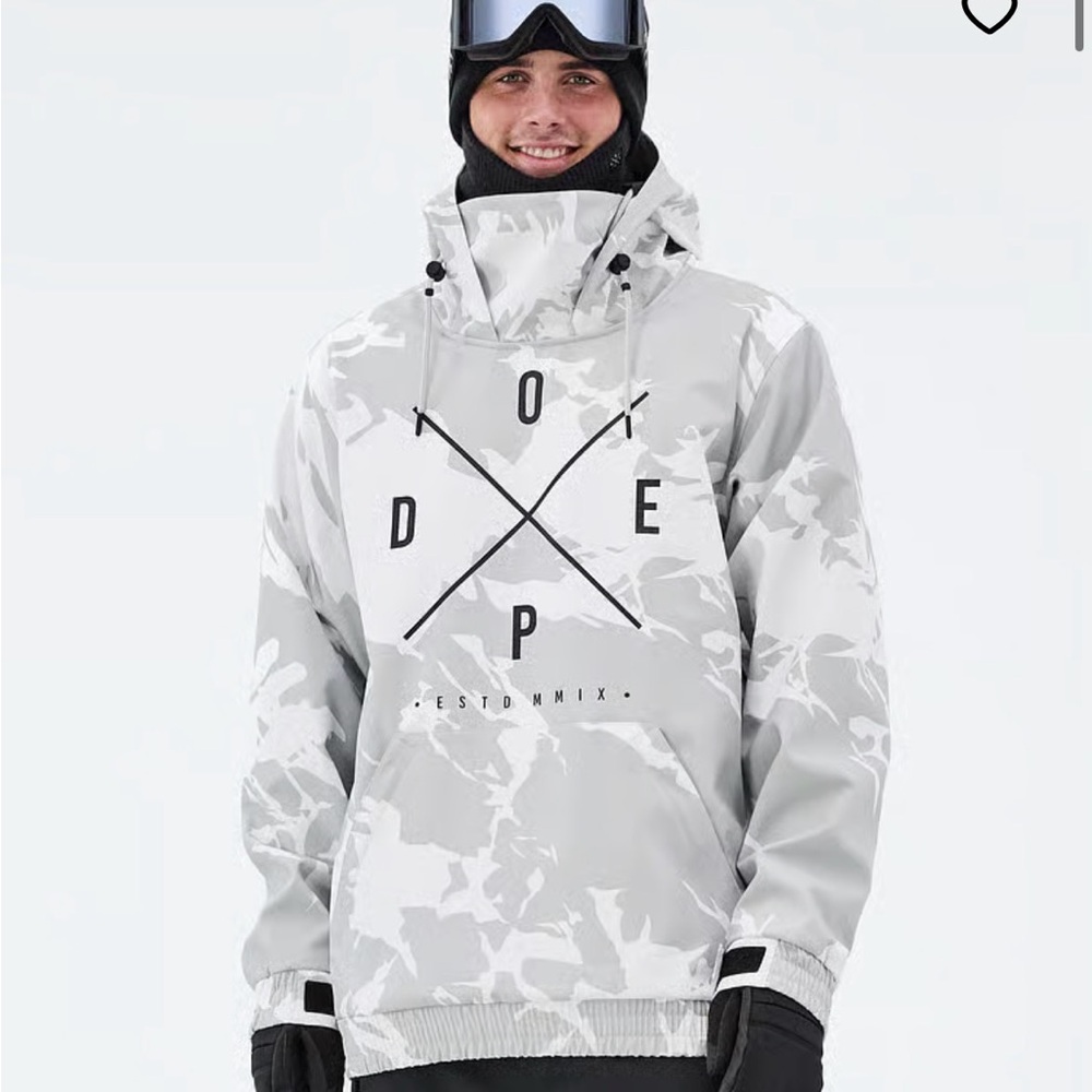 DOPE Gray Camo Ski & Snowboard Jacket